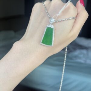 Full Green Peace Pendant