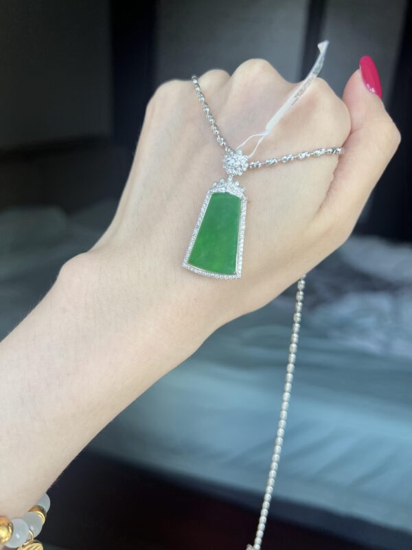 Full Green Peace Pendant